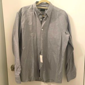 Zegna mens dress shirt- new with all tags and information.